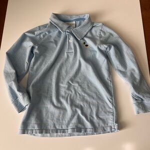 Jelly Beans Light Blue Striped Kids Polo size 8